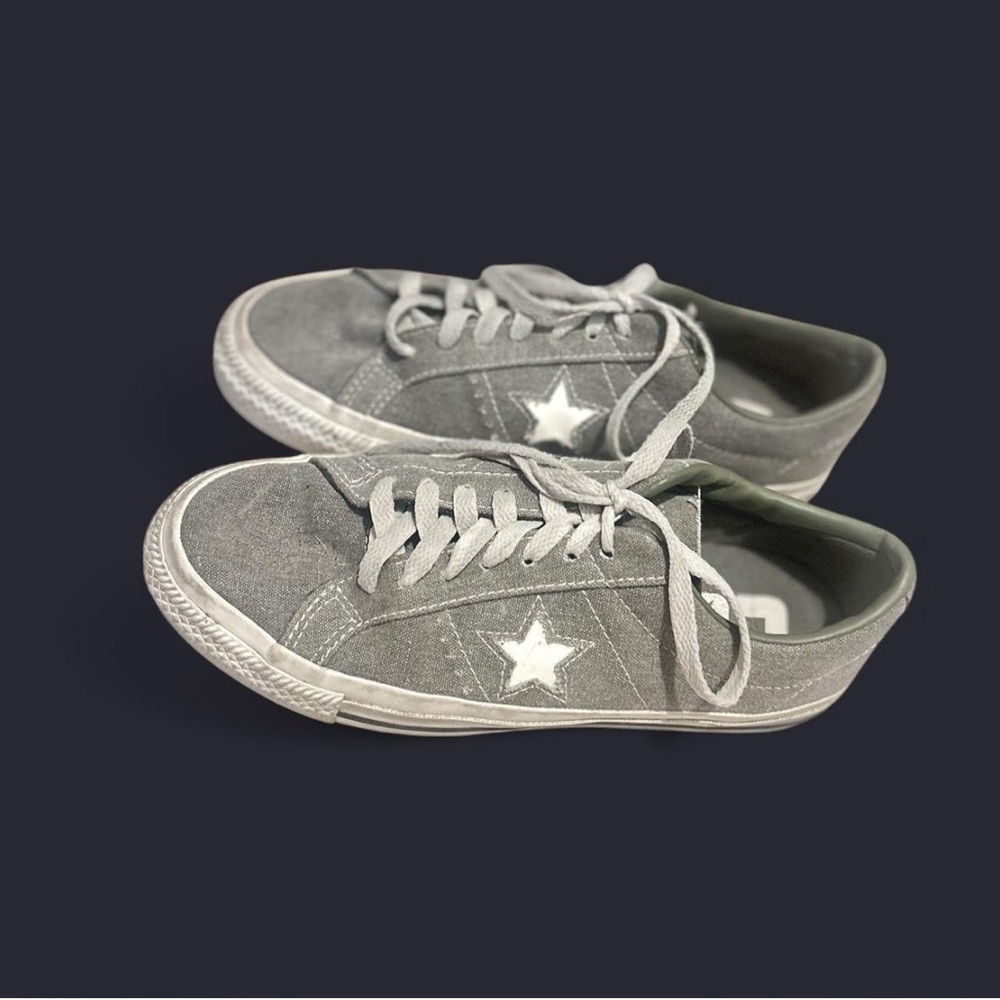 Converse Gray Star Sneakers